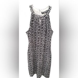 Karl Lagerfeld Paris vintage-style halter neck dress.